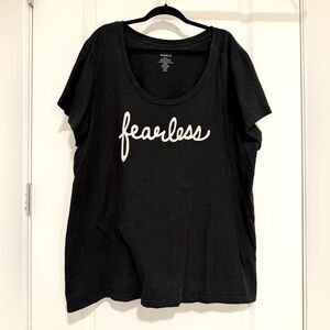 Torrid “fearless” tee (4)